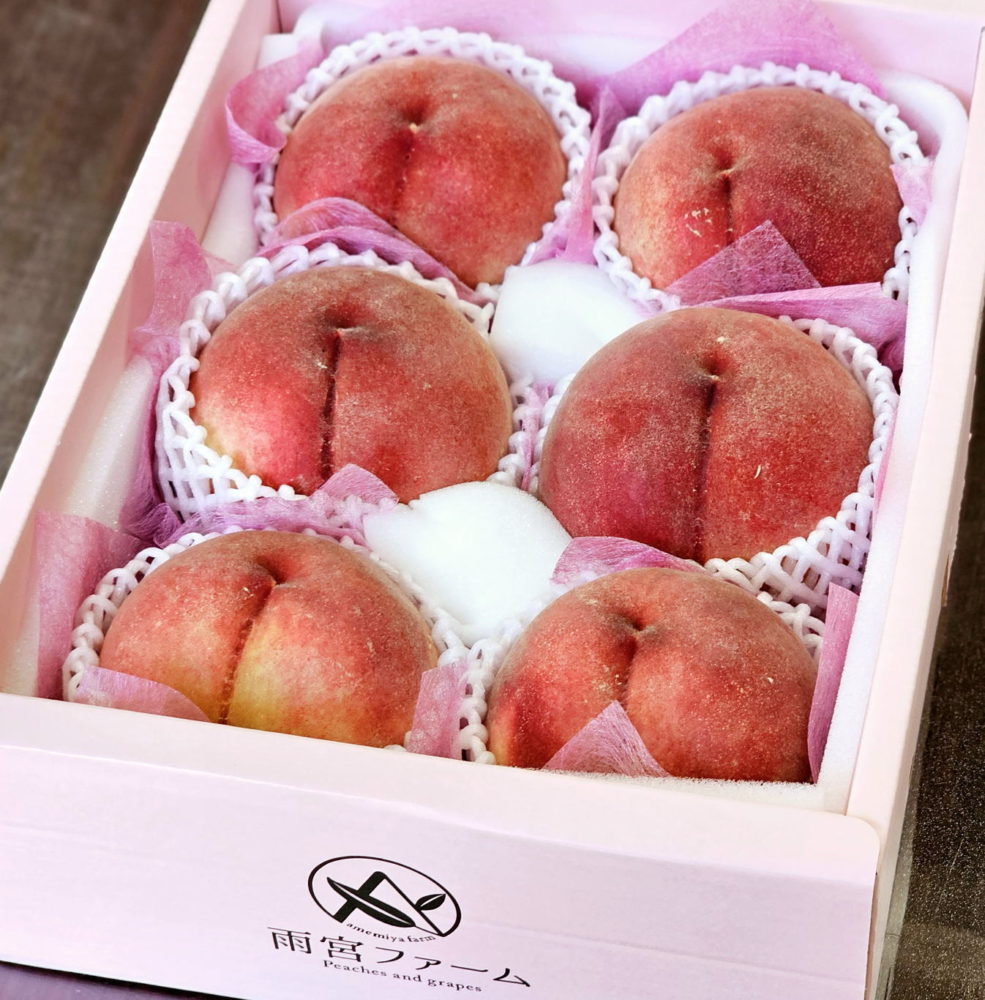 特選夢しずく - 山梨桃とぶどう通販｜雨宮ファーム公式通販